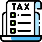 key taxes icon